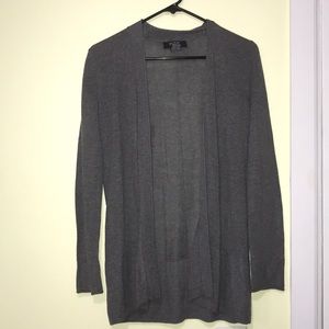 Gray cardigan